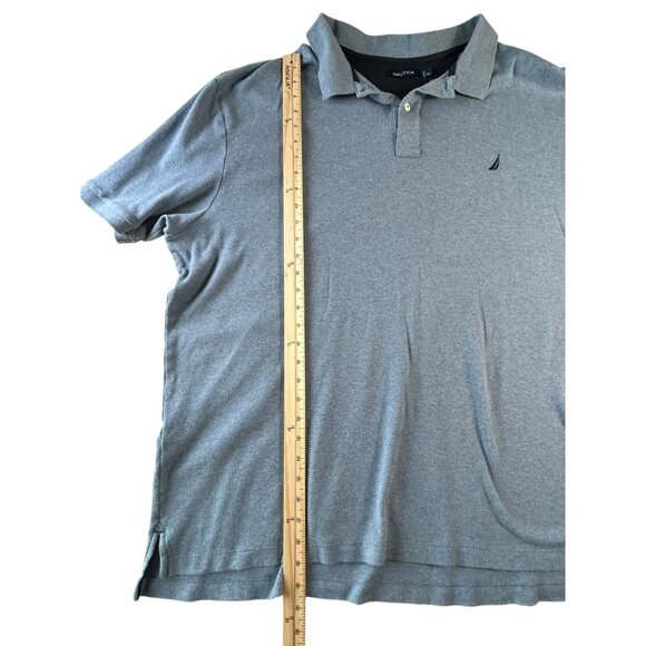 Nautica Polo Shirt Light Blue Pullover Collared Mens 4XLT Short Sleeve - Picture 7 of 10